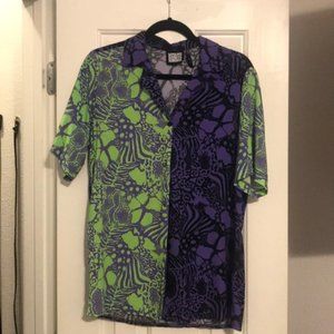 Two piece funky short outfit